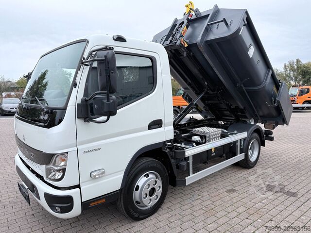 Φορτηγό ανατρεπόμενο βαν FUSO Canter 7C18 HYFA Abrollkipper inkl. Mulde