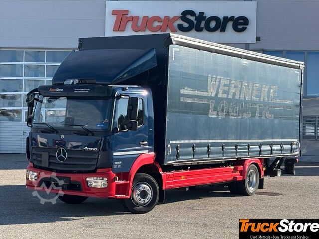 Platós teherautó ponyvával  Atego 1223L EDSCHA Curtainsider