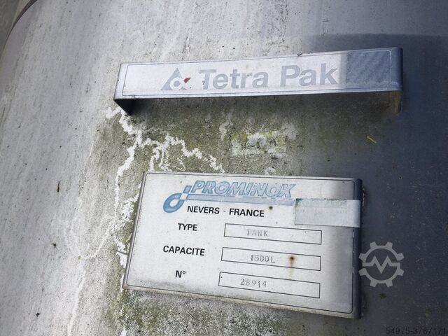 Tank geïsoleerde roestvrijstalen opslagtank Prominox