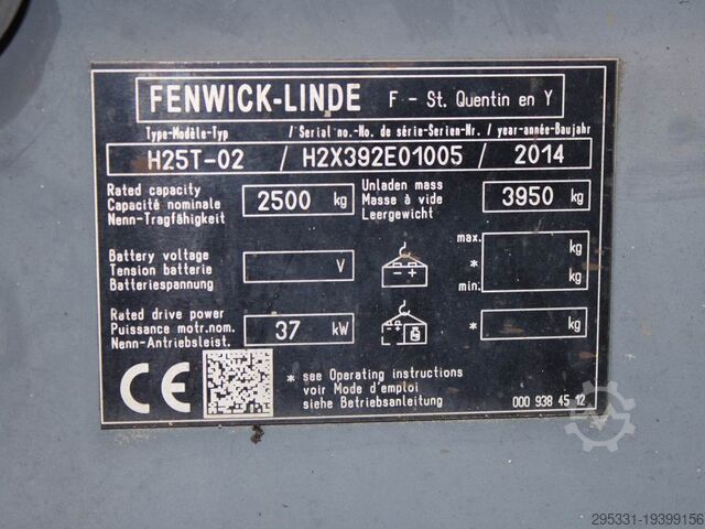 LPG Forklifts Linde H 25 T-02 392