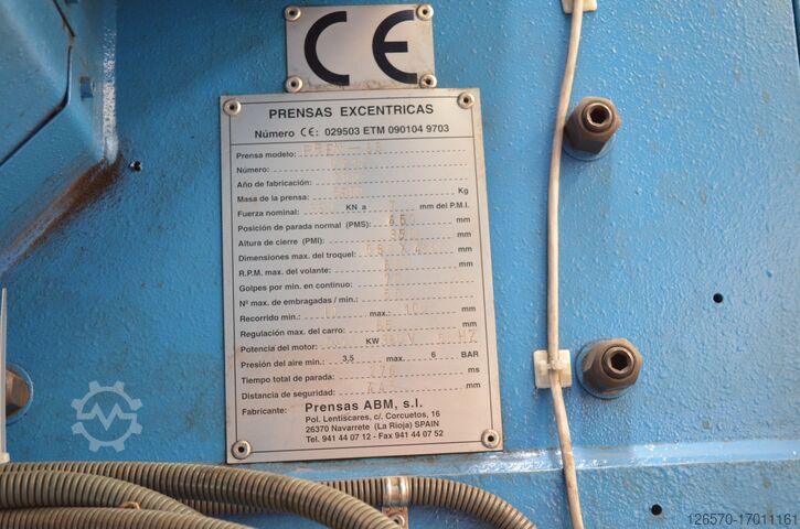 Excentrische pers ABM PREN-63