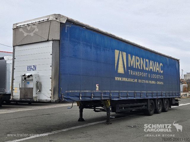 Open oplegger met zeil Schmitz Cargobull Semitrailer Curtainsider Varios