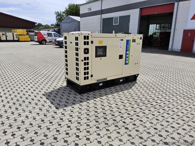 Generator AKSA AJD 33 EU | 33 kVA Diesel Notstrom Schallgedämmt | NEU 2024