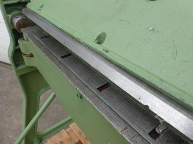 Handmatige zwenkzetbank, handmatige zwenkzetbank; kantpers, plaatbuigmachines KRAMER AMS 650 x 1,5