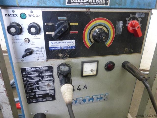 TIG lasmachine, elektrisch lasapparaat, TIG lasmachine, E-lasapparaat ook geschikt voor elektroden. DALEX TGKW 55 (AC-DC)