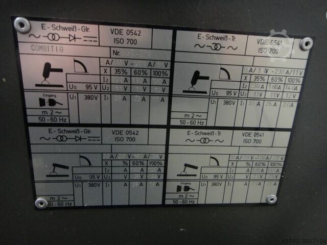 TIG lastoestel MESSER GRIESHEIM Combitig GW 23 AC/DC