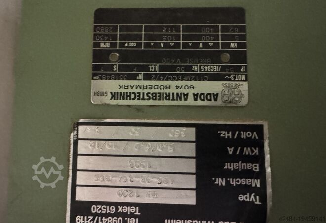 Tabel router Hofmann TF1200