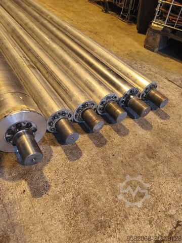Aluminum material handling rollers Aluminum rollers for paper processing 