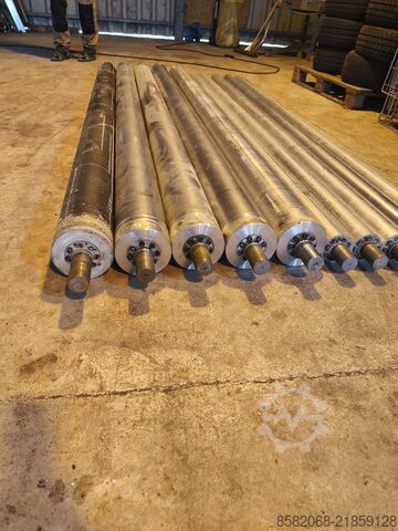 Aluminum material handling rollers Aluminum rollers for paper processing 