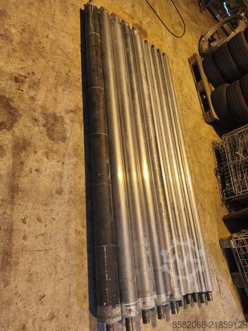 Aluminum material handling rollers Aluminum rollers for paper processing 