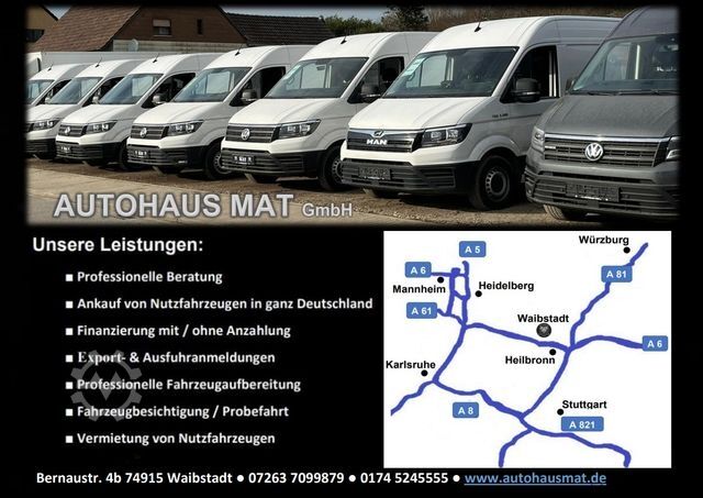 Furgone chiuso VOLKSWAGEN CRAFTER 2.0TDI XXXL KOFFER RAMPE KAMERA 177 PS