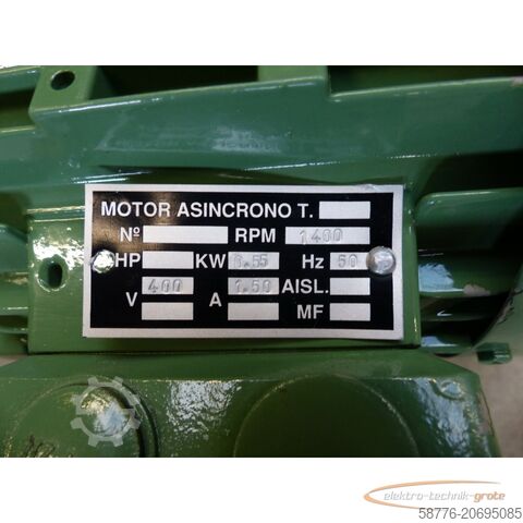 Control unit  Sincron / Calitax 1055-XEHBA Pumpe mit Siemens Motor 0.55 kW / 400V / 1400 RPM