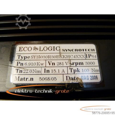 Motore Synchrotech Synchrotech Eco  Logic SY15030R30BXKHC4XXX Motor
