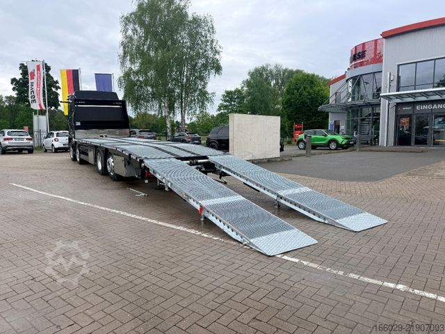 Camion à usage spécial MAN Baumaschinen Maschinentransporter mit Rampen