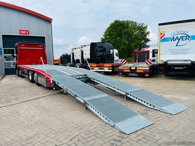 Camion à usage spécial MAN Baumaschinen Maschinentransporter mit Rampen