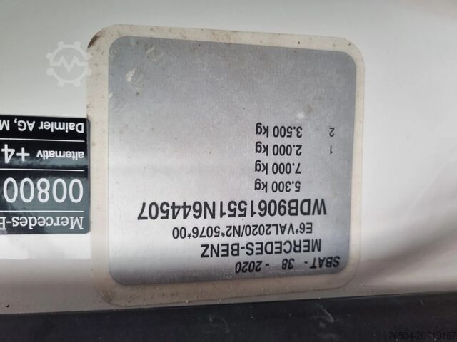 Bavul Mercedes-Benz Sprinter 513 CDI Koffer 21kub 130 pk Euro 5B GV...