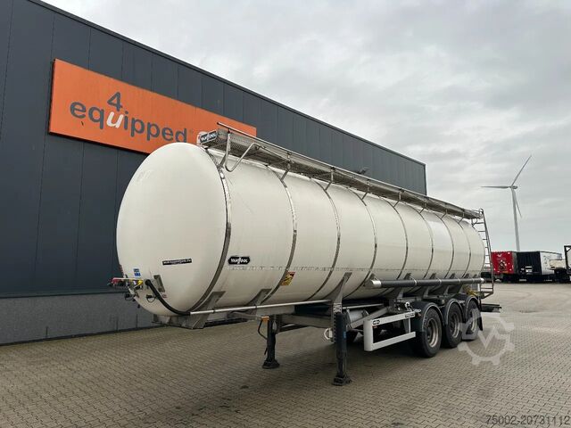 Citerne alimentaire Van Hool LEBENSMITTEL / 39.000L / 3-KAMMER / INOX / NL-A...