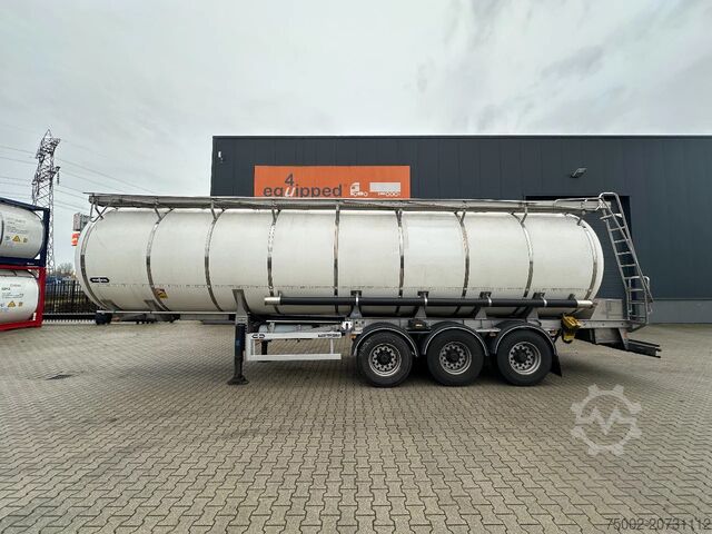 Citerne alimentaire Van Hool LEBENSMITTEL / 39.000L / 3-KAMMER / INOX / NL-A...