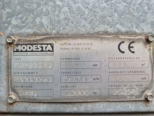 Afzuiginstallatie modesta