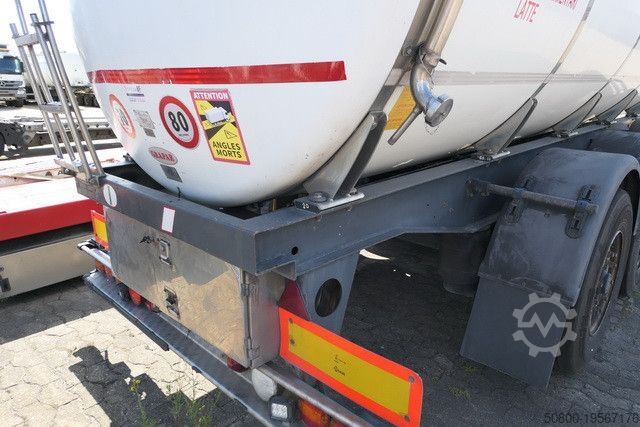 Ημιρυμουλκούμενο βυτιοφόρο Zorzi 38 S ET, Isoliert, 32m³, 4 Kammern, BPW