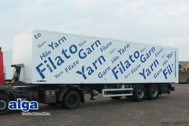 Semirreboque baú SOMMER 2-Achser, elektr. Rolltor, BPW, 11.000mm lang