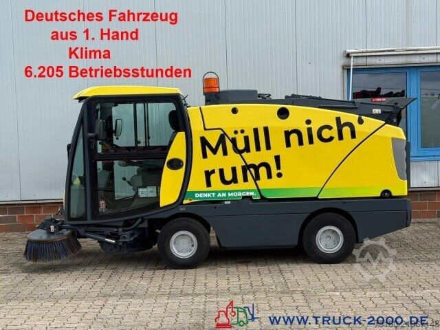 Varredora de rua Johnston Bucher Johnston Sweeper CX202 mit EURO 6 Klima