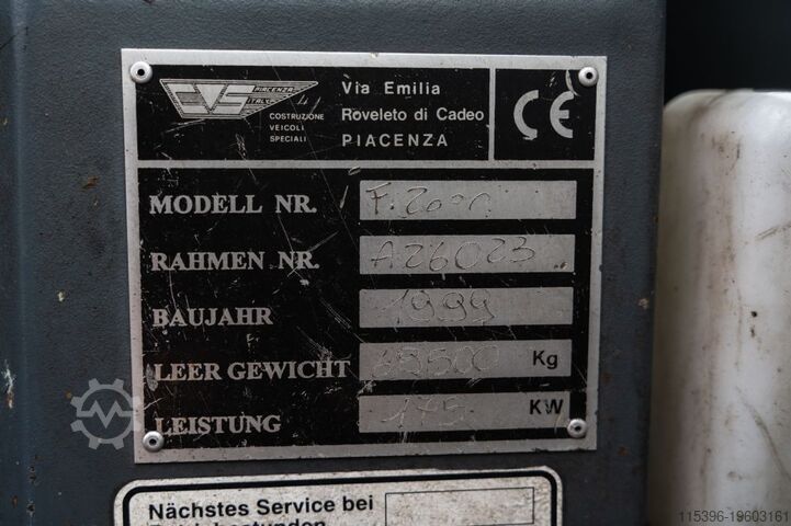 Vollcontainer Reachstacker CVS Ferrari F269.5