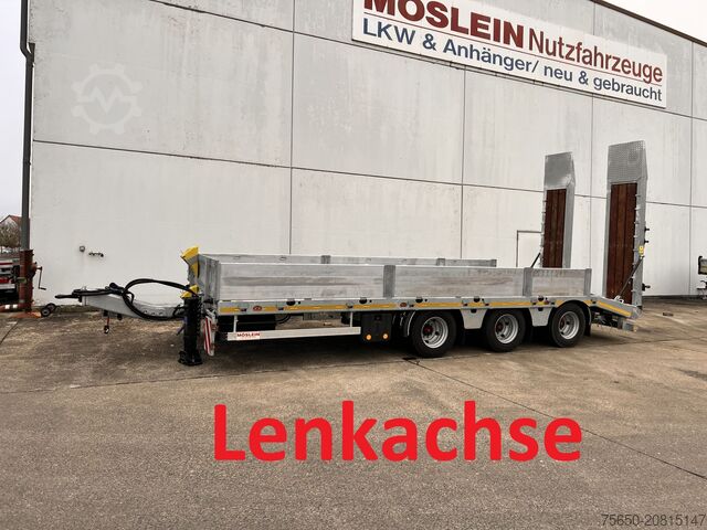 Remolque de plataforma baja Möslein TT 31  31 t GG Tridem- Tieflader 3 Achs, gelenktNeufahrzeug