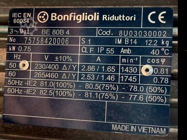 Transportador de rolos VLT Rollenbaan aangedreven