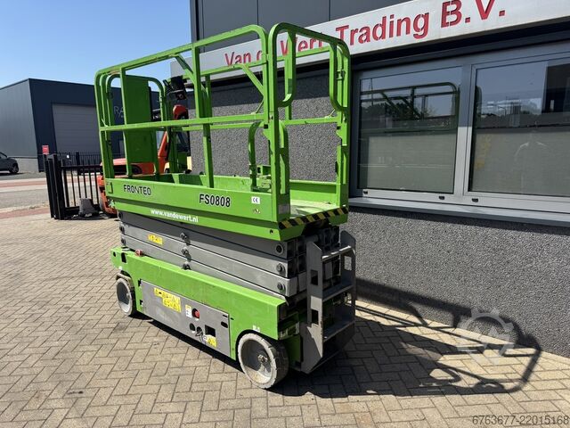  FRONTEQ FS0808E Schaarhoogwerker / Sciccor / Arbeitsbuhne 9.9M Werkhoogte Elektrisch 2020