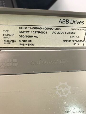 Servo Drives 46kW gereviseerd ABB SDS 100, 3ADT211027R0001