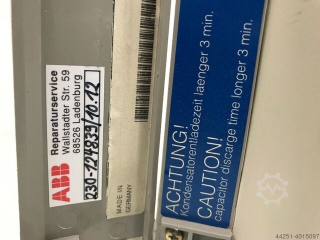 Servo Drives 13, 2kVA Mast. Gereviseerd ABB Servo Drives