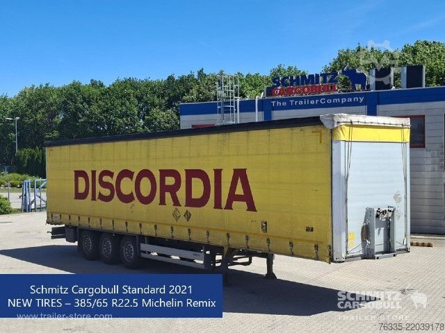 Brandalı açık yarı römork Schmitz Cargobull Curtainsider Standard