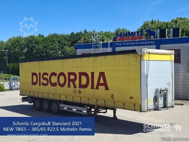 Brandalı açık yarı römork Schmitz Cargobull Curtainsider Standard