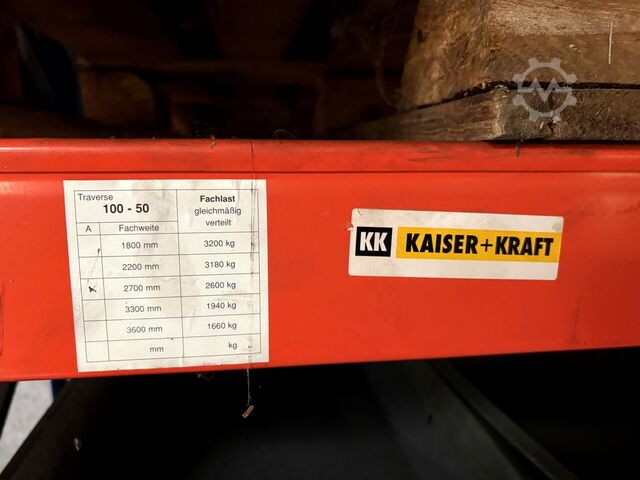 Tungt reol uden indhold KAISER + KRAFT heavy-duty shelving without contents