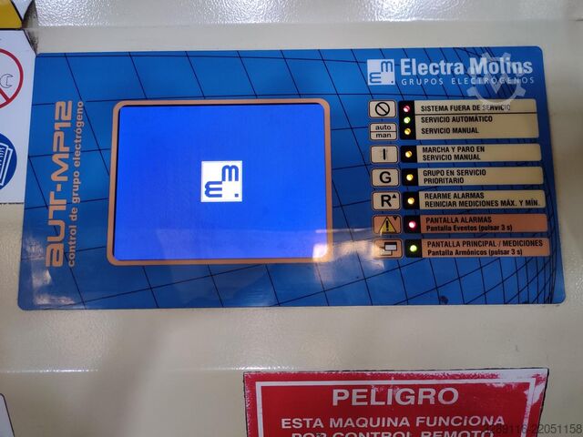 Gerador diesel ELECTRA MOLINS EMJ-225 AUT_MP12 INSO