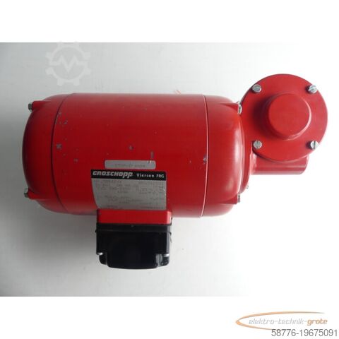 Groschopp motor Groschopp WK0341501 Getriebemotor mit Bremse 1~Mot 220V~ 0,67A SN: 3254244