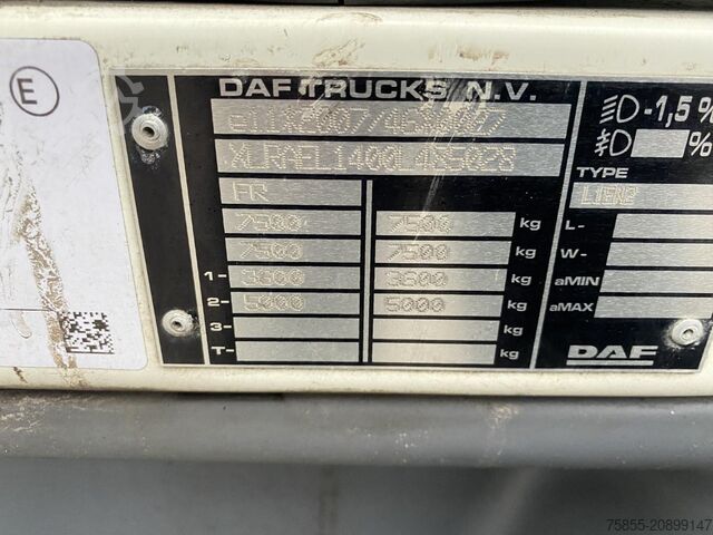 Box body DAF LF 170 Boxtruck / Loading Lift / Manual / 331.0...