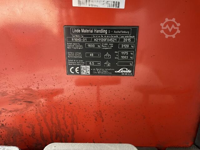 Tehergépkocsi Linde R16HD-01