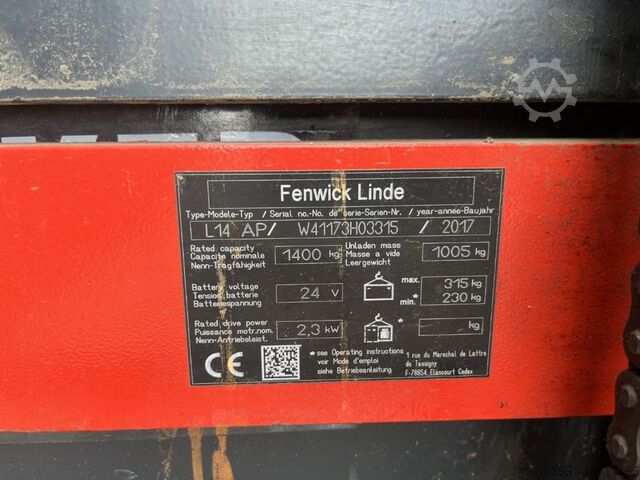 Ανυψωτικό περονοφόρο όχημα Linde L14AP