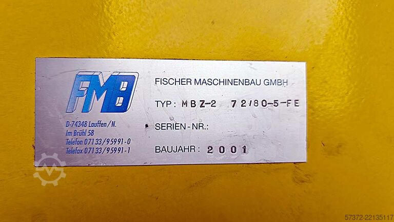 CNC Bewerkingscentrum Fischer Maschinenbau MBZ-2 72/80-5-FE