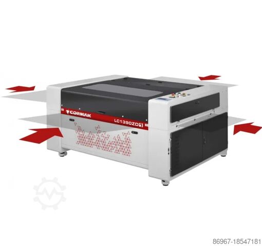 CO2 laser engraving plotter Laser CORMAK LC1390ZD1