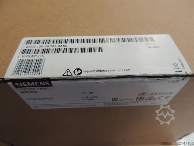 Comfort Panel Siemens 6AV2124-1GC01-0AX0