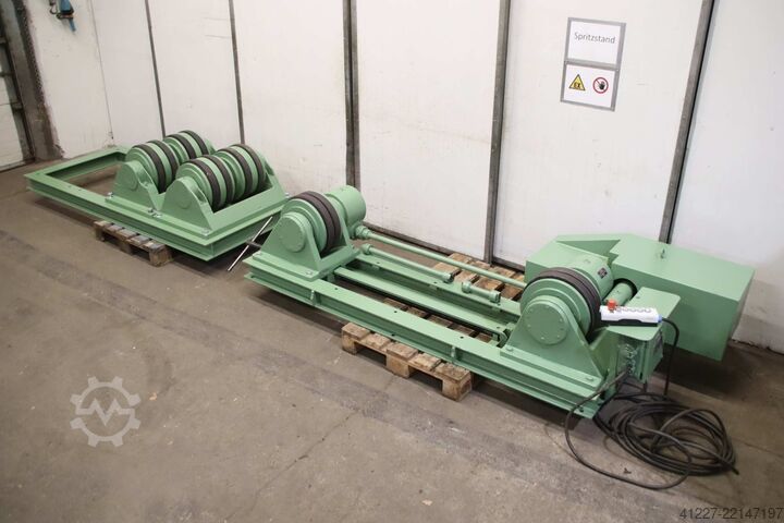Dispositivo de viragem de contentores de argila Deuma Heitze W05 Rollenabstand 600 - 1670 mm