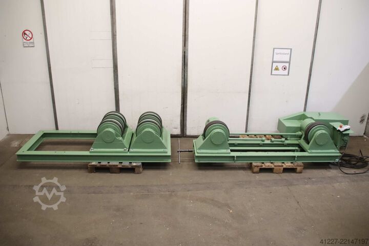 Dispositivo de viragem de contentores de argila Deuma Heitze W05 Rollenabstand 600 - 1670 mm