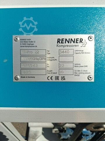 TOP / Rok produkcji 2023 / 10 bar / 22 kW Renner RS Pro 22