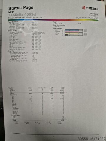Fotokopieerapparaat voor kantoor Kyocera Taskalfa 4053ci