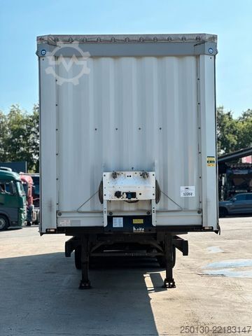 Open oplegger met zeil KRONE SD Curtainsider EDSCHA CodeXL Liftachse