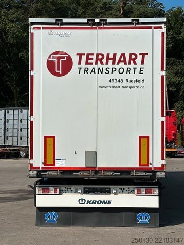Open oplegger met zeil KRONE SD Curtainsider EDSCHA CodeXL Liftachse