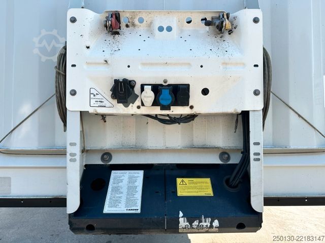 Open oplegger met zeil KRONE SD Curtainsider EDSCHA CodeXL Liftachse